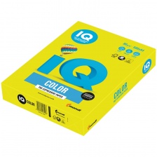 Бумага IQ "Color neon" А4, 80г/м2, 500л. (жёлтый неон)