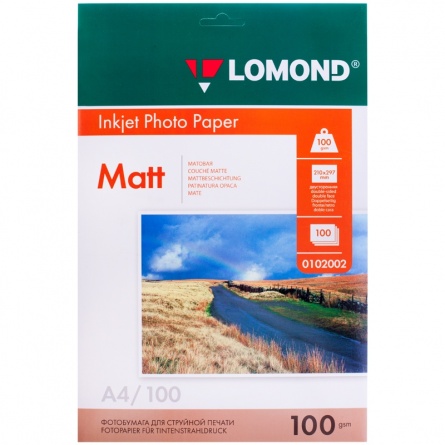 Бумага А4 для стр. принтеров Lomond, 100г/м2 (100л) фото 1