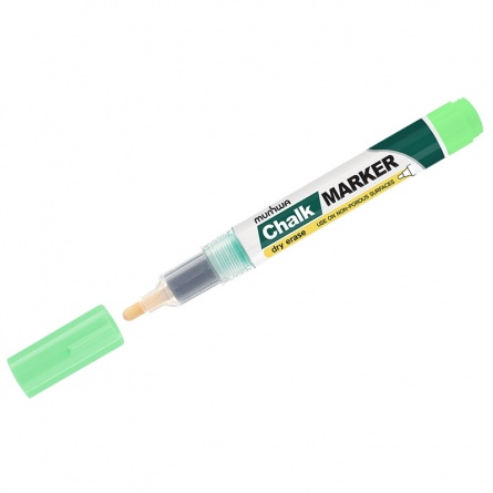 Маркер меловой MunHwa "Chalk Marker" зеленый, 3мм фото 1