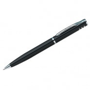 Ручка шариковая Berlingo "Silver Standard" синяя, 0,7мм, корпус черный, поворот., инд. упак. фото 1