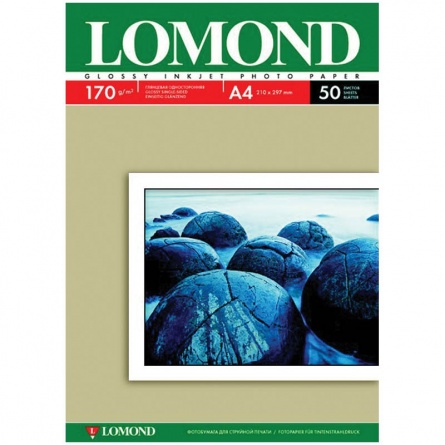 Бумага А4 для стр. принтеров Lomond, 170г/м2 (50л) фото 1