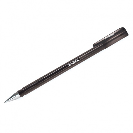 Ручка гелевая Berlingo "X-Gel" черная, 0,5мм фото 1