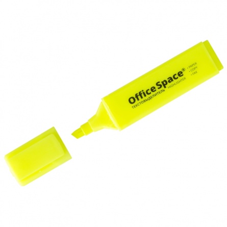 Текстовыделитель OfficeSpace желтый, 1-5мм фото 1