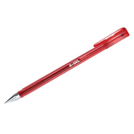 Ручка гелевая Berlingo "X-Gel" красная, 0,5мм фото 1