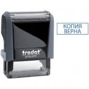Штамп Trodat "КОПИЯ ВЕРНА", 38*14мм фото 1
