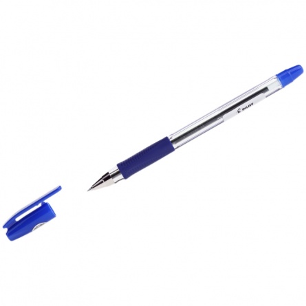 Ручка шариковая Pilot "BPS" синяя, 0,5мм, грип фото 1