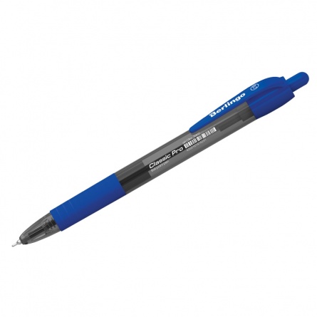 Ручка шариковая автоматическая Berlingo "Classic Pro" синяя, 0,7мм фото 1