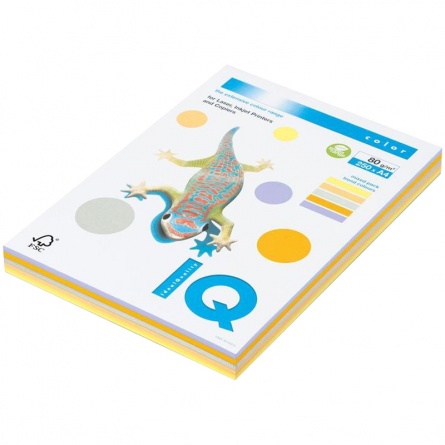 Бумага IQ "Color Trend Mixed Packs" А4, 80г/м2, 250л. (5 цветов) фото 1