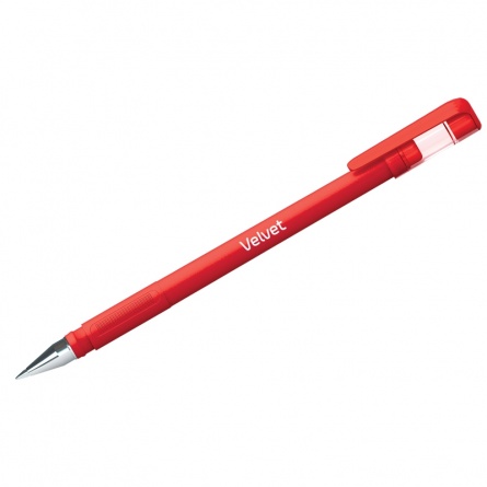 Ручка гелевая Berlingo "Velvet" красная, 0,5мм фото 1